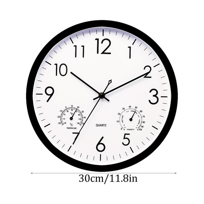 Stylish Outdoor Clock with Weather Meter for Your Garden