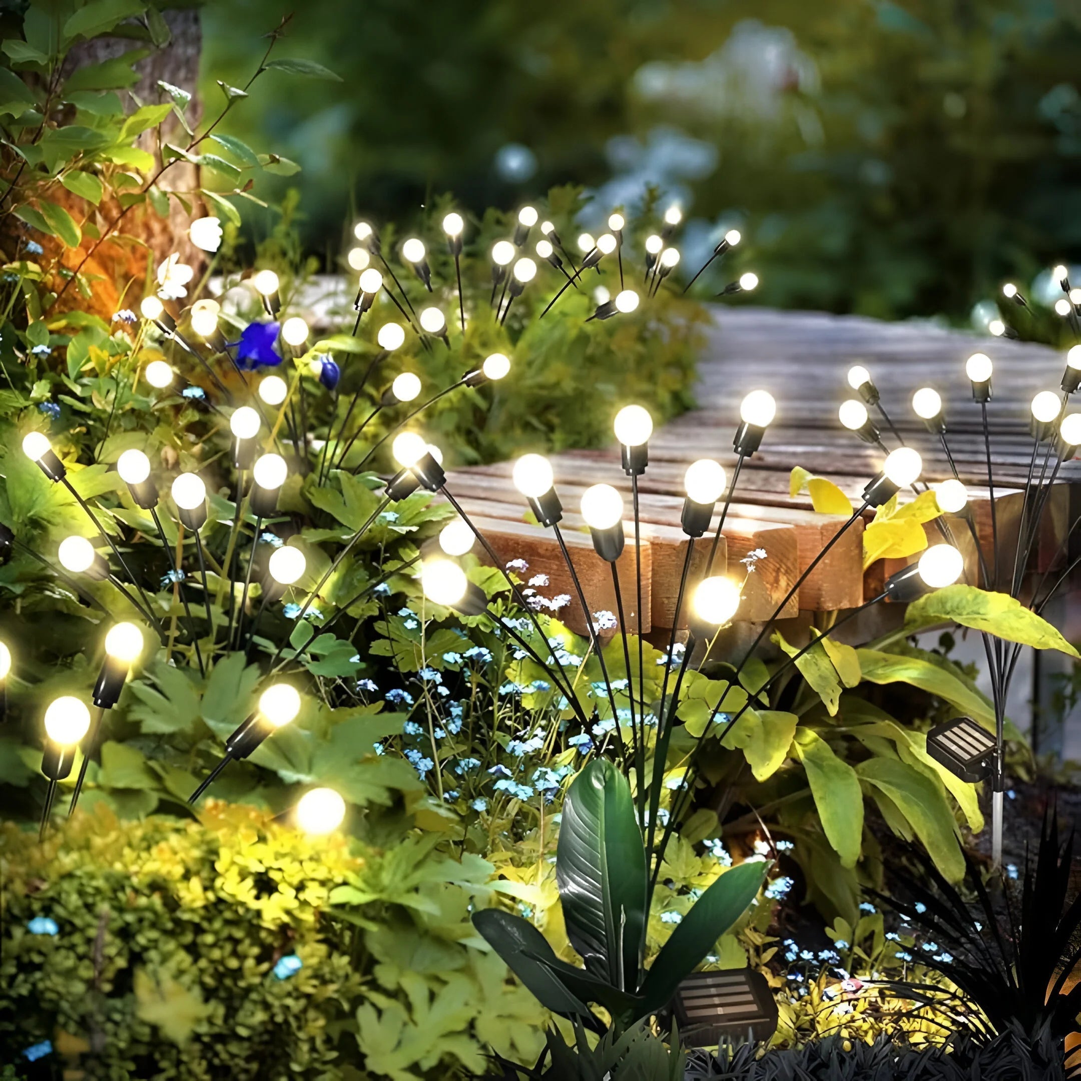Twilight Twirl | Solar Garden Lights with Automatic Activation