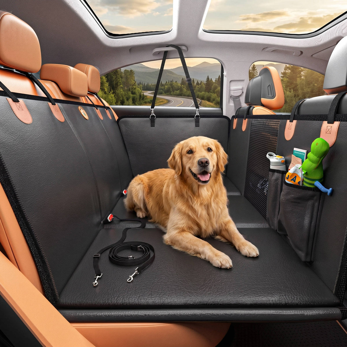 PetComfort Ultimate Back Seat Extender – Sturdy Waterproof Cover for Dogs