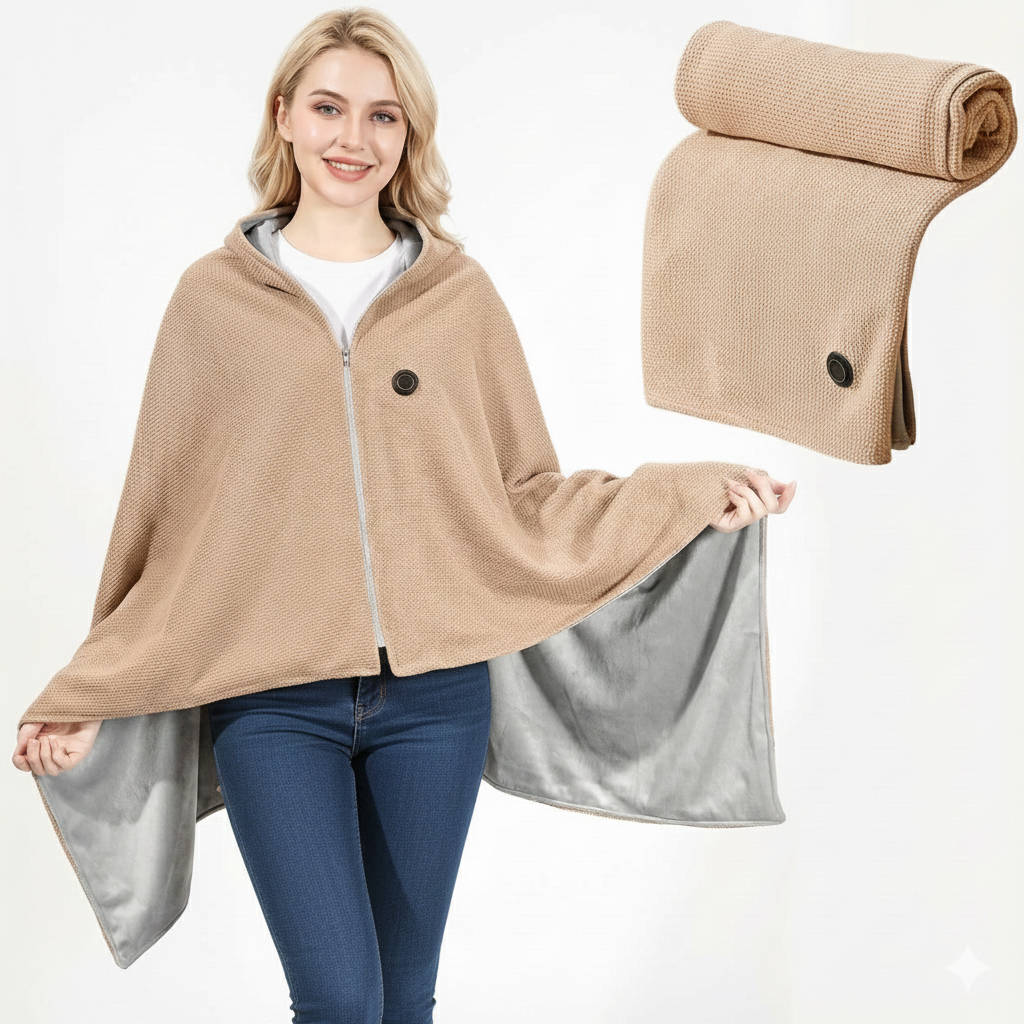 Cozy Comfort Heated Wrap Blanket