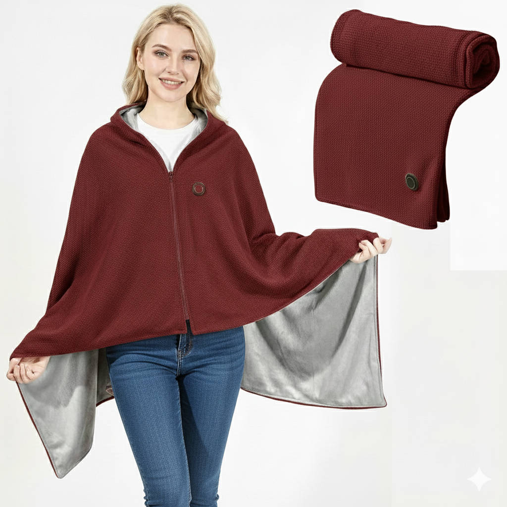 Cozy Comfort Heated Wrap Blanket