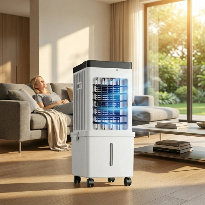 Versatile 3-in-1 Air Conditioner – 15L Water Tank for Cooling, Humidifying & Purifying