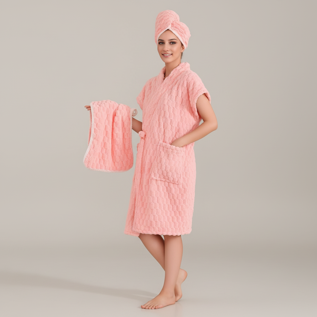 Comfortable Wellness Bundle - Soft Bathrobe