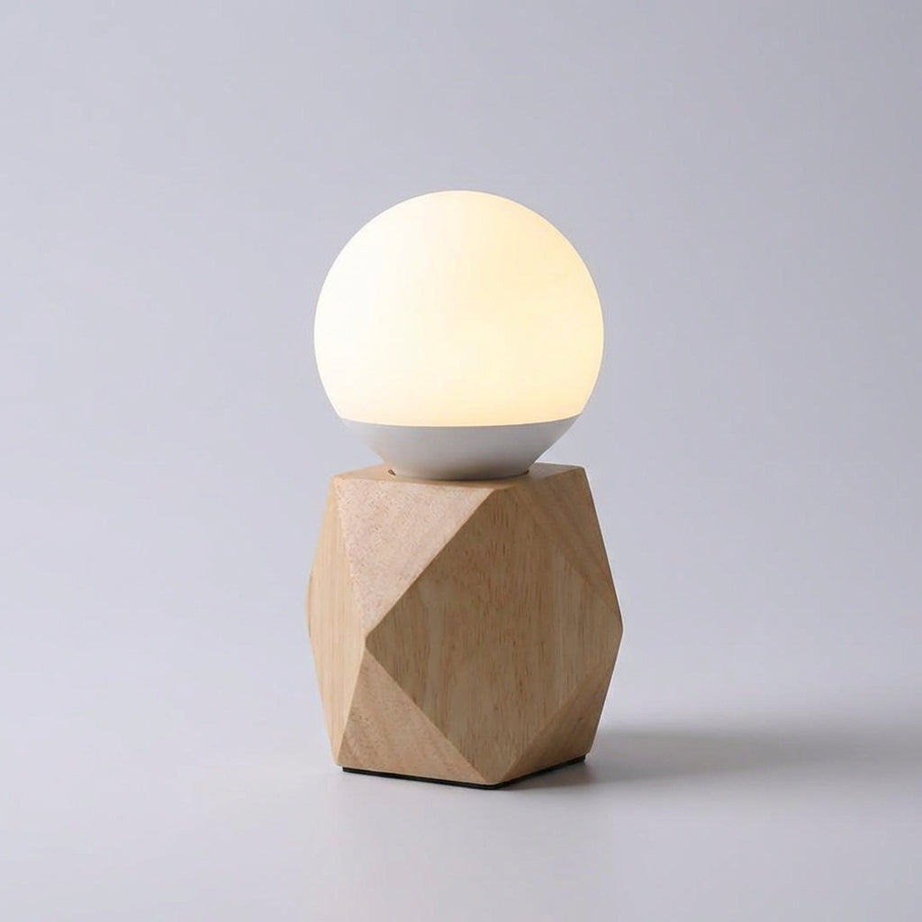 Nordic Style Geometric Table Lamp for Bedroom