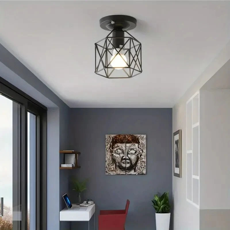 Sleek Gold Flush Mount Ceiling Fixture for Modern Interiors