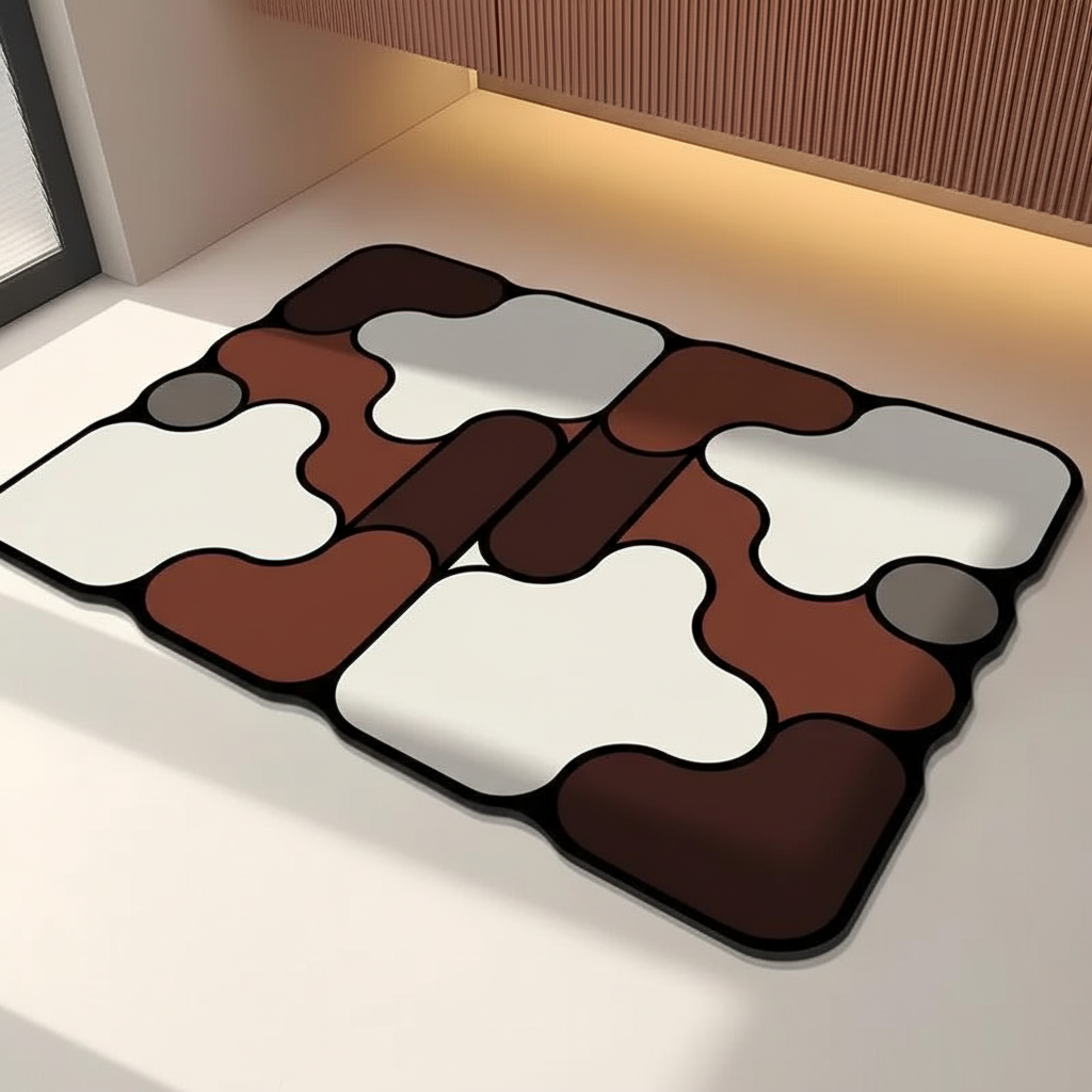 Soft Knit Bath Rug - Diatom-Infused Material