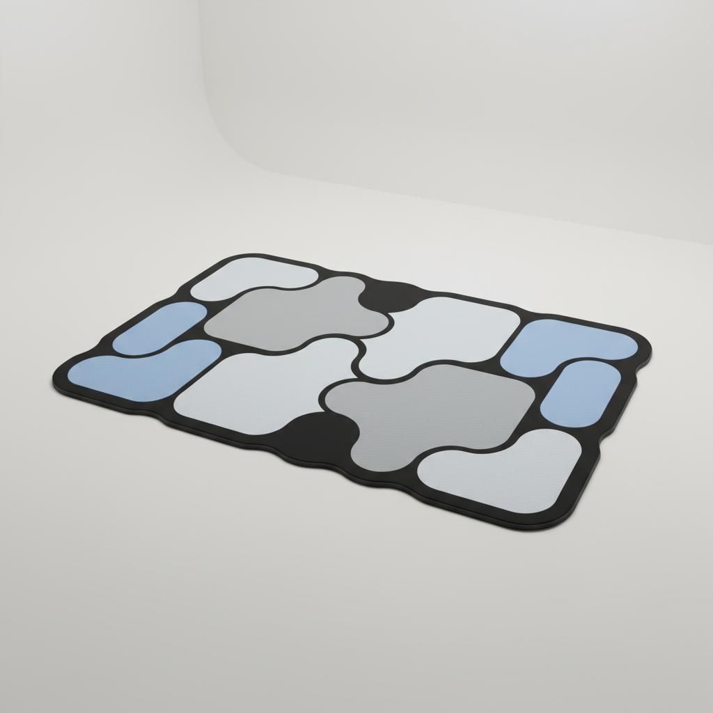 Soft Knit Bath Rug - Diatom-Infused Material