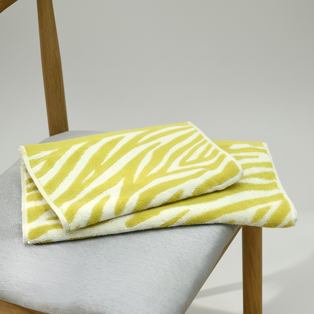 Cotton Towel with Stripes
