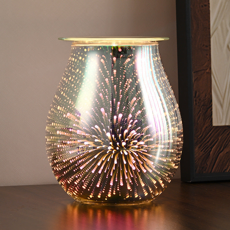 AromaWave Glass Diffuser with Mesmerizing LED Display