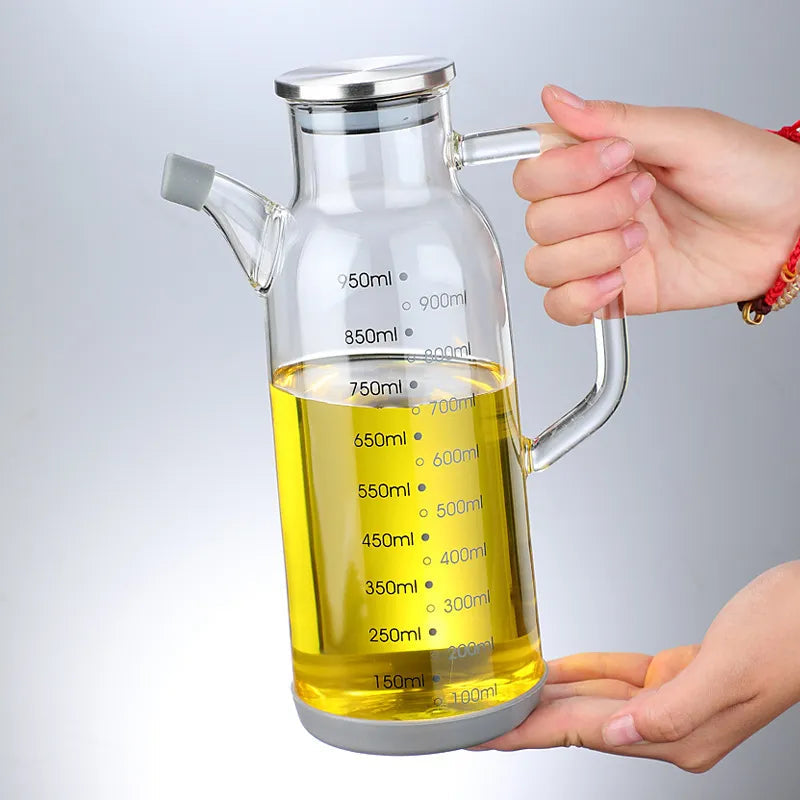 Precision Glass Oil Pourer with Measurement Markings