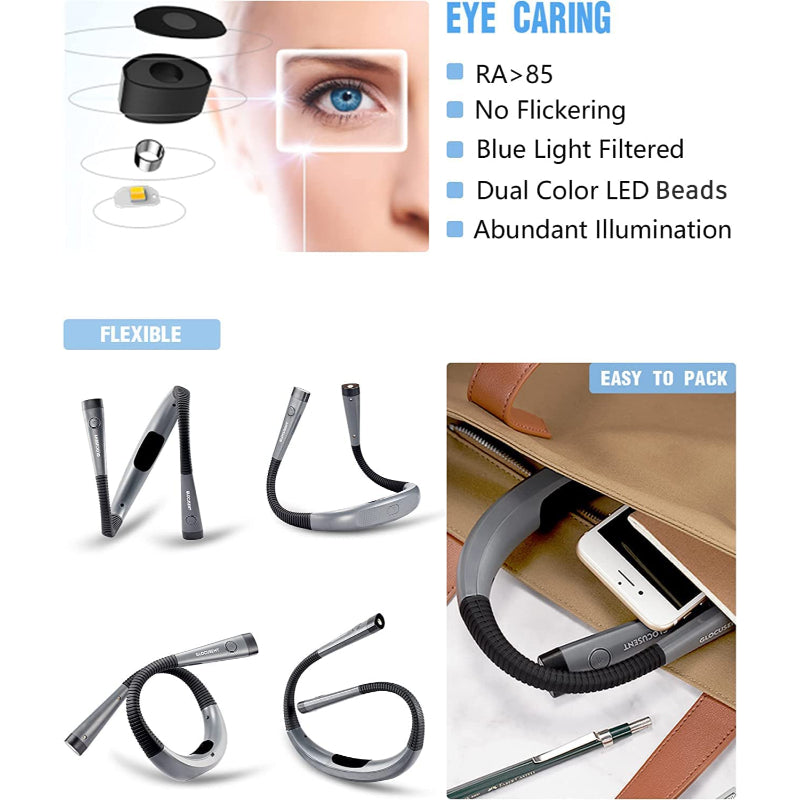 EnlightenMe | Adjustable LED Neck Light for Reading & Crafts