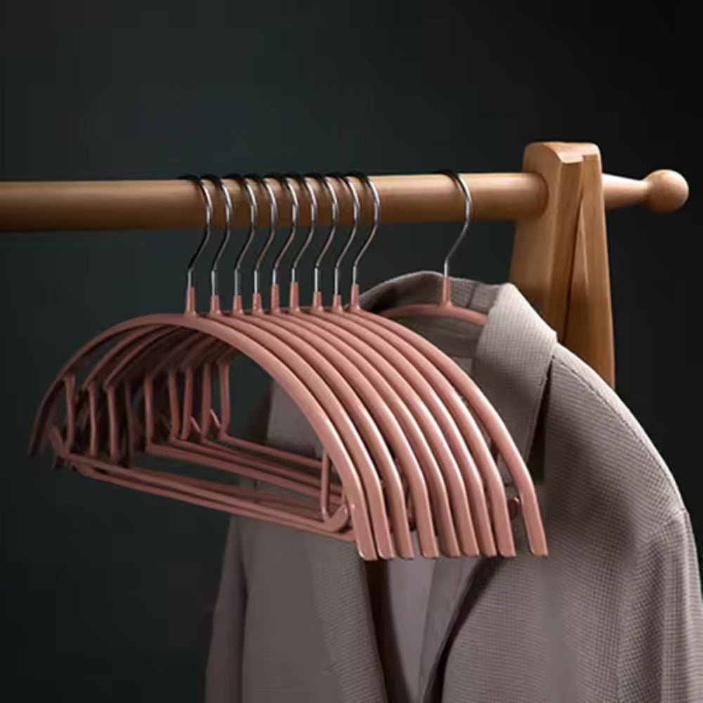 SleekEase | Premium Soft-Touch Clothes Hangers for a Neat Closet
