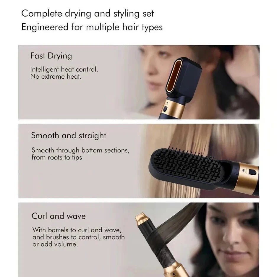 StyleMaster 5-in-1 Hot Air Brush for Smooth, Gorgeous Hair