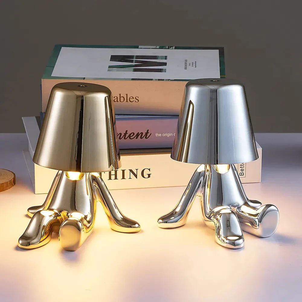 LumiGlow | Rechargeable LED Table Lamp with Adjustable Brightness