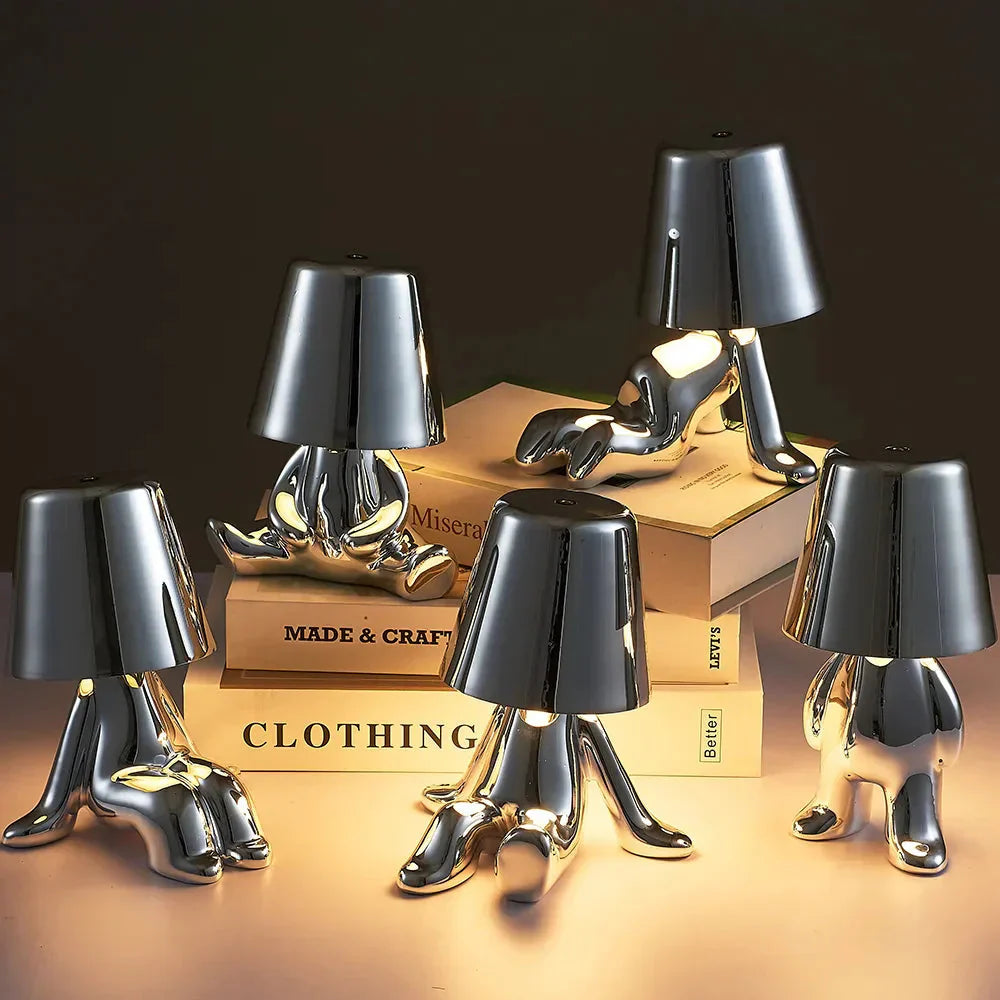 LumiGlow | Rechargeable LED Table Lamp with Adjustable Brightness
