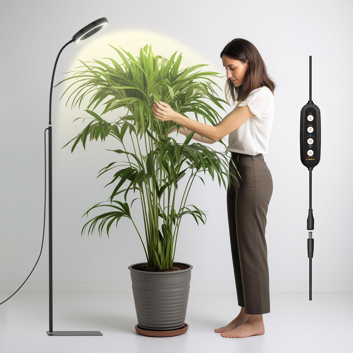 LumiGrow | 20W Adjustable LED Plant Light with Timer
