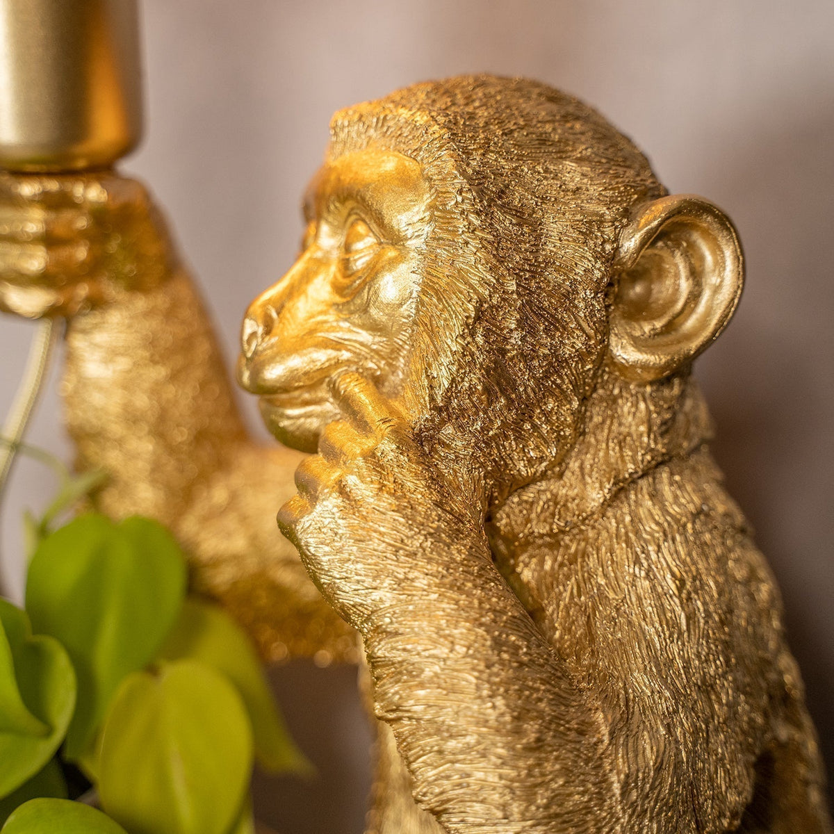 Decorative Table Lamp in Gold Finish