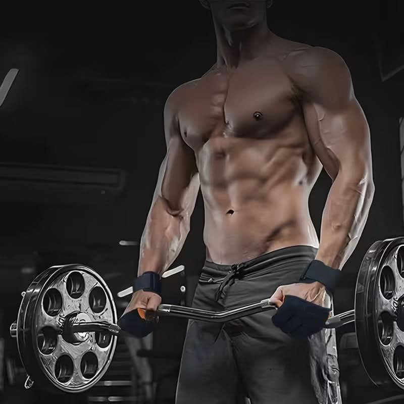 PowerGrip - Enhanced Weightlifting Gloves with Supportive Wrist Strap