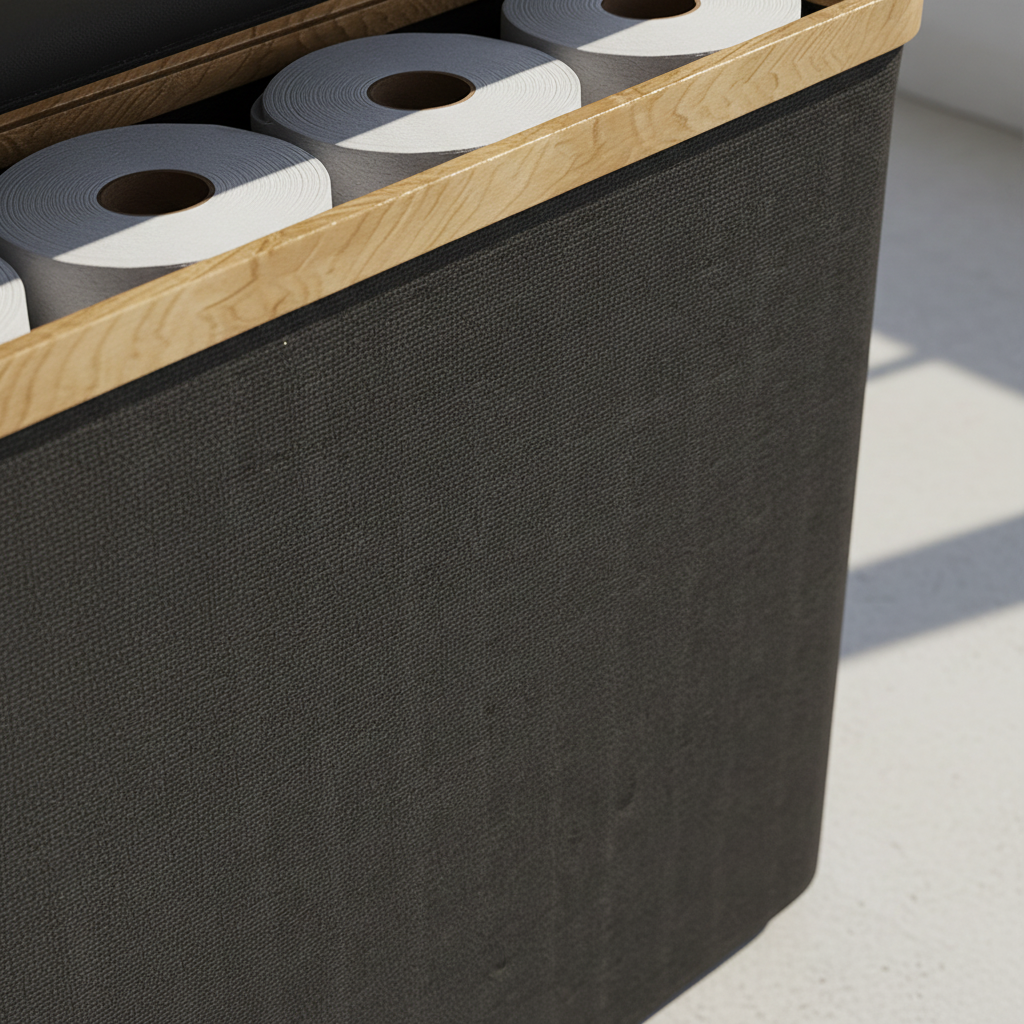 Toilet Paper Holder with Large Capacity - Roll Organizer