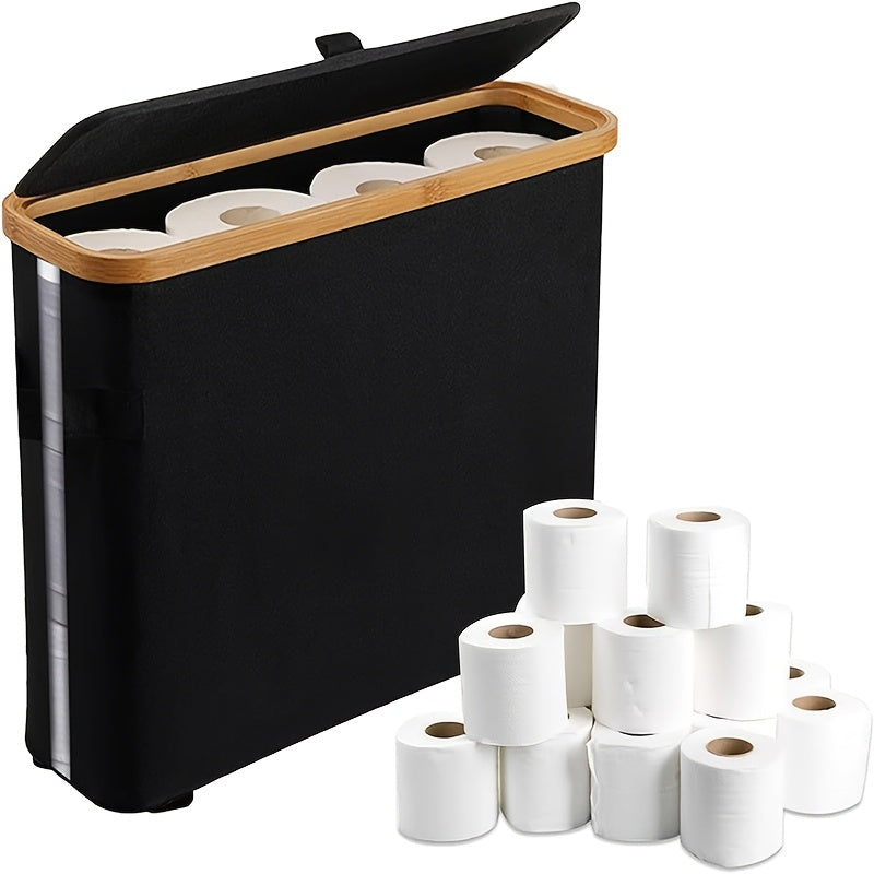 Toilet Paper Holder with Large Capacity - Roll Organizer