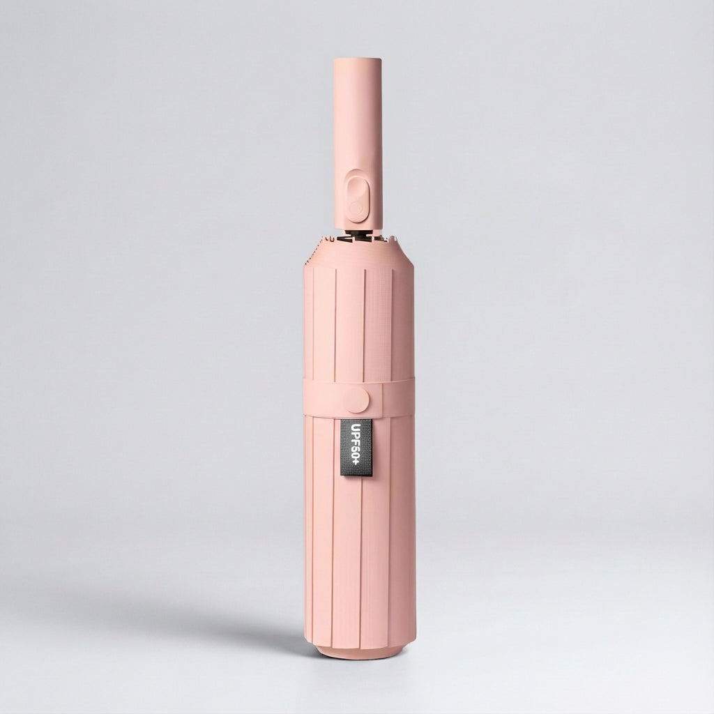 Spacious Reverse-Folding Umbrella for Protection Against Rain