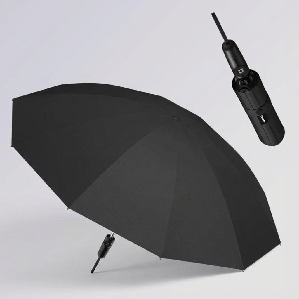 Spacious Reverse-Folding Umbrella for Protection Against Rain