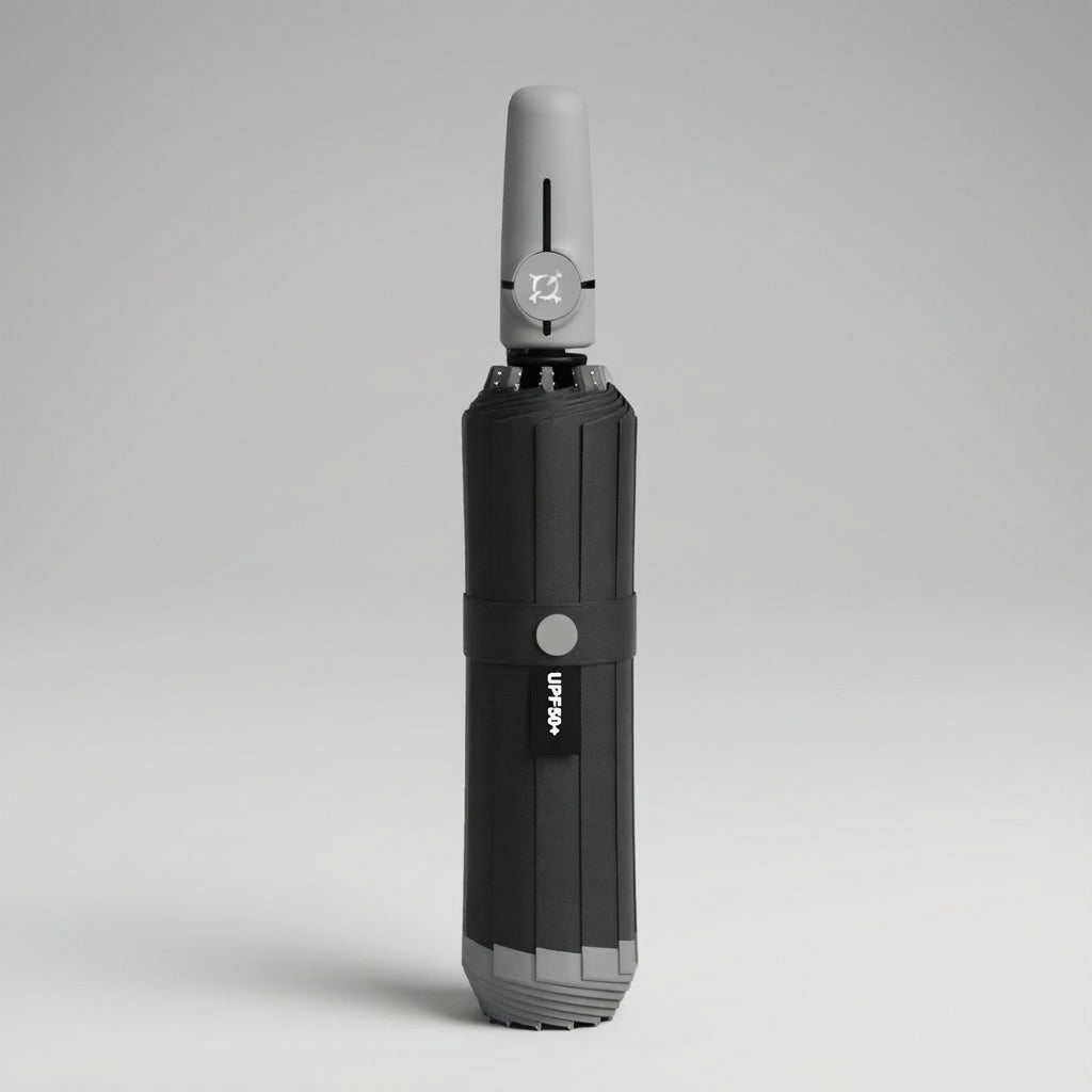 Spacious Reverse-Folding Umbrella for Protection Against Rain