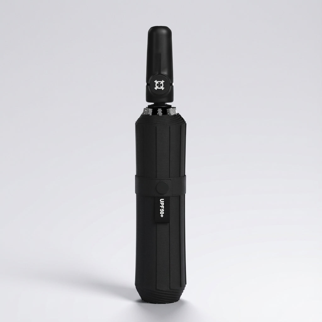 Spacious Reverse-Folding Umbrella for Protection Against Rain