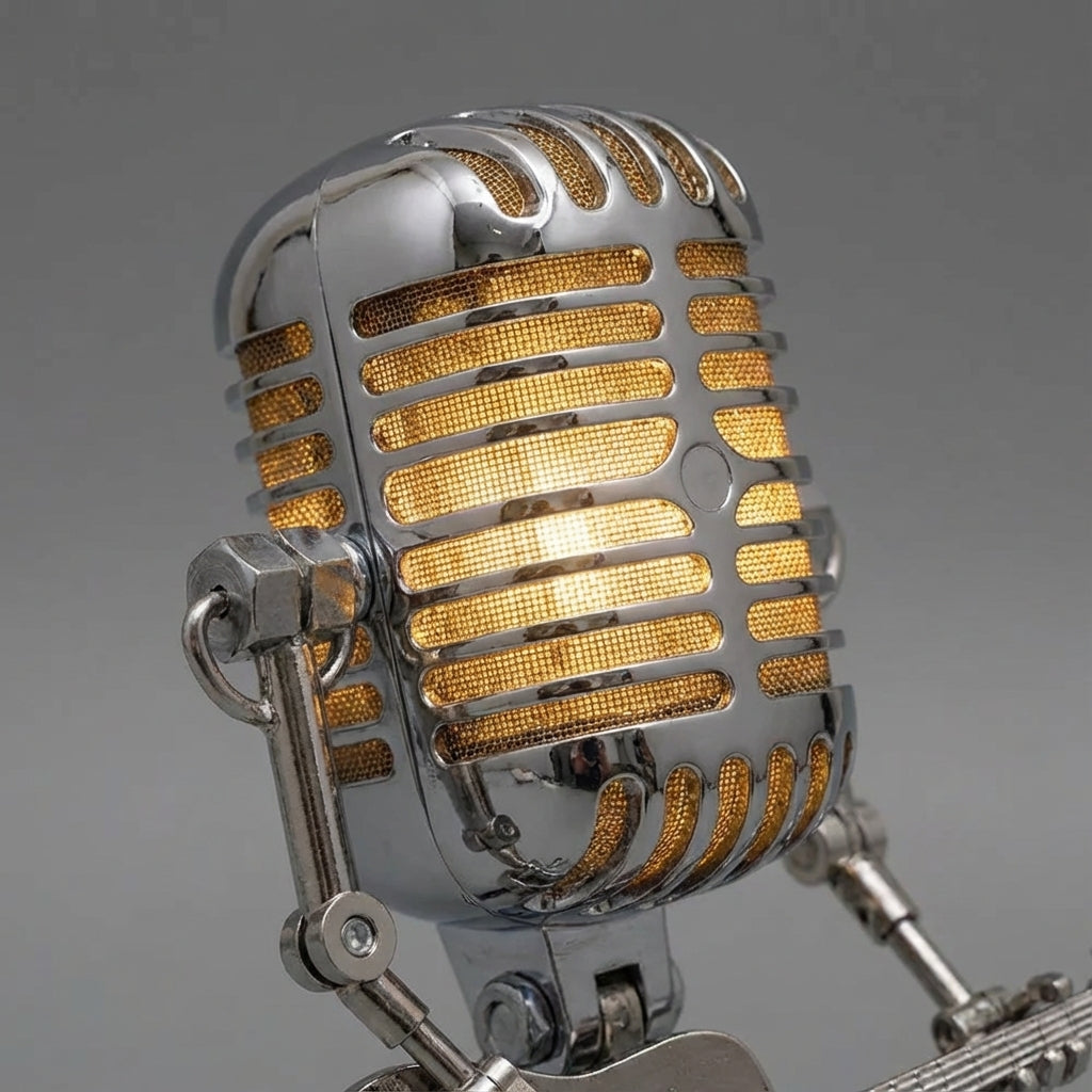 Guitar-Inspired Table Lamp – Strum Light