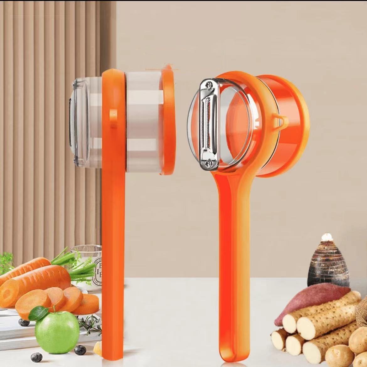Effortless Fruit & Vegetable Peeler with Dual Blades
