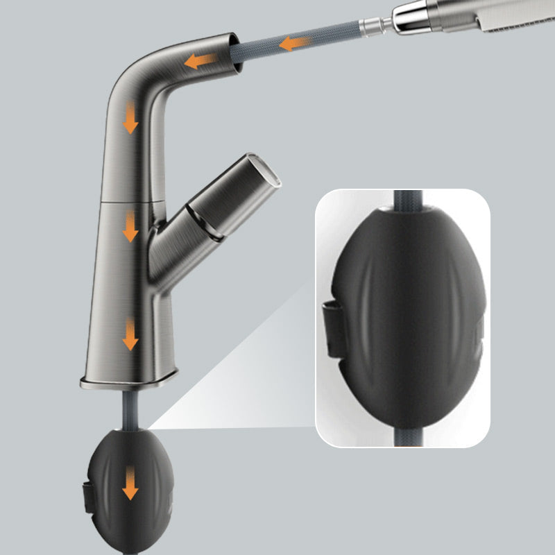 Versatile Pull-Out Faucet with 360-Degree Rotation