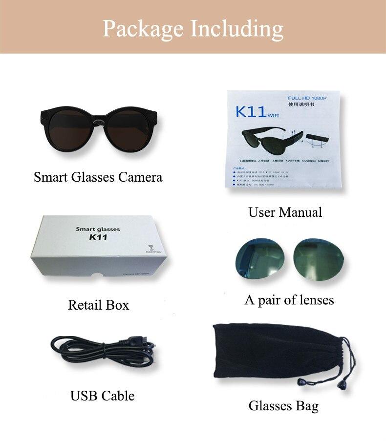 Smart Sunglasses with Integrated HD Camera for Active Lifestyles