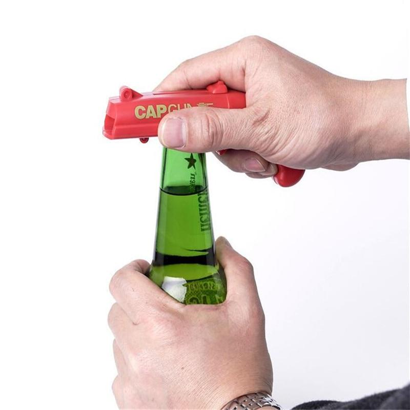 Shooting Bottle Opener with Cap Launcher
