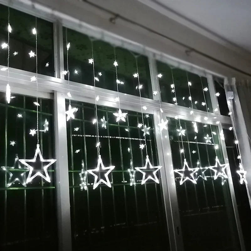 Starry LED Garland – Decorative Star String Lights