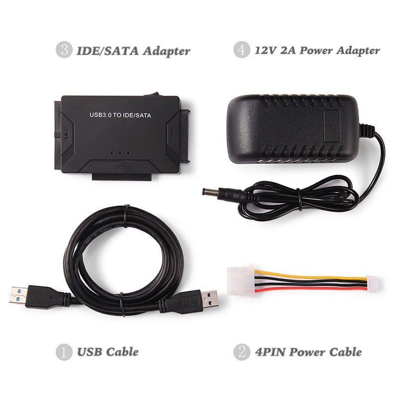 USB 3.0 Universal Hard Drive Converter for IDE/SATA Drives
