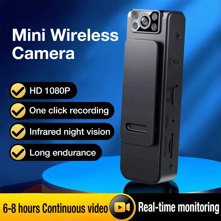 Compact Wearable Camera with Audio Recording