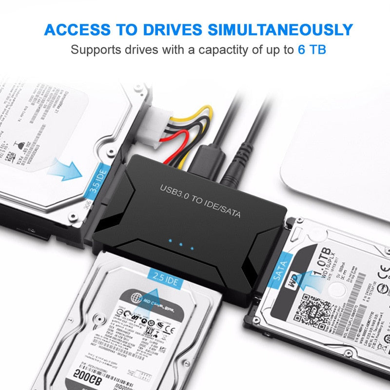 USB 3.0 Universal Hard Drive Converter for IDE/SATA Drives
