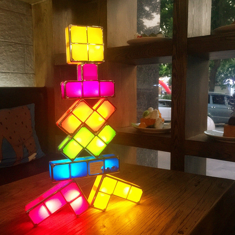 Tetris-Inspired Modular Lighting - LumiBlocks Design