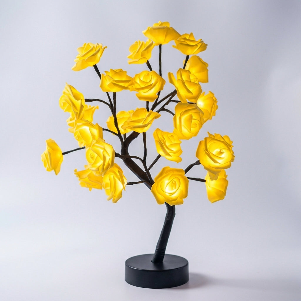 Artisan Floral Illuminated Sculpture - Glowbloom Design