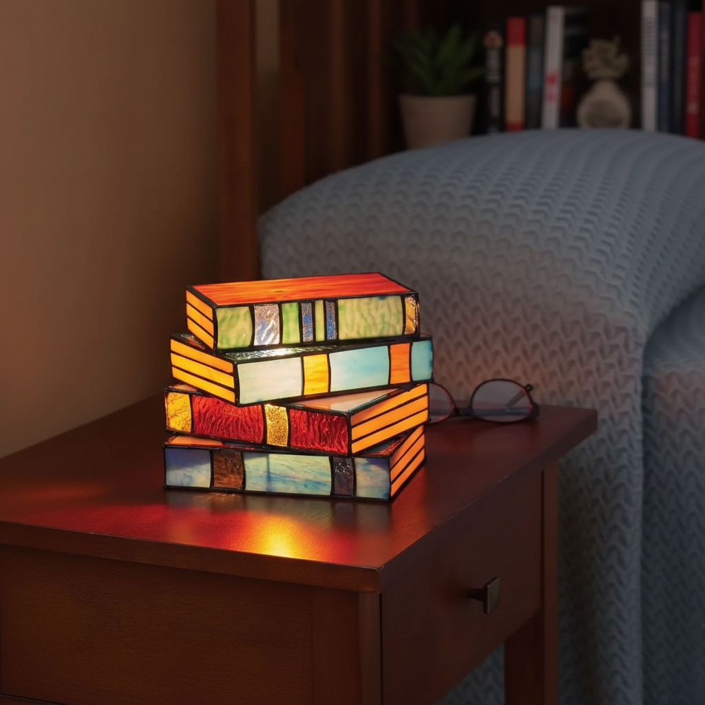 Artisan Plastic Lamp Sculpture