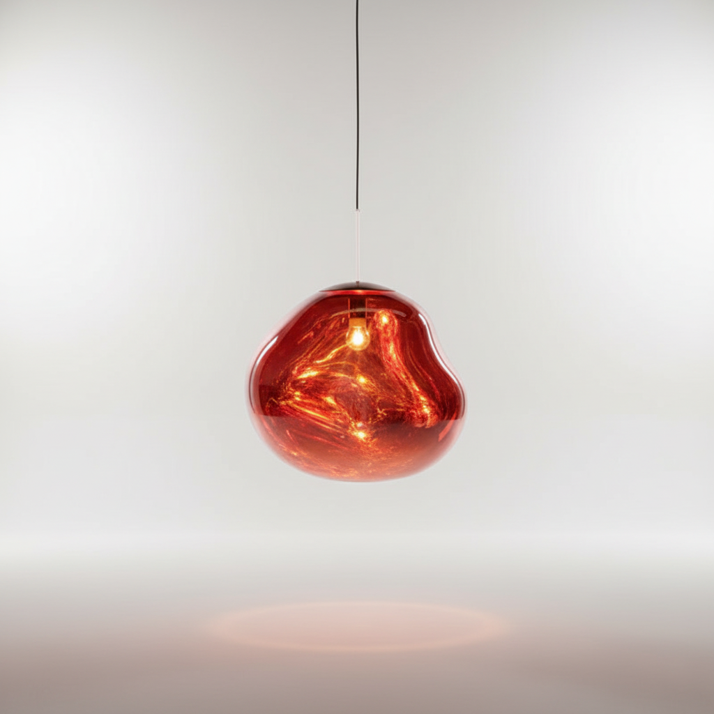 Artisan Glass Globe Lamp - Unique Illuminated Decor