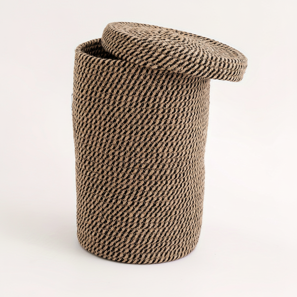 Natural Fiber Handcrafted Storage Basket