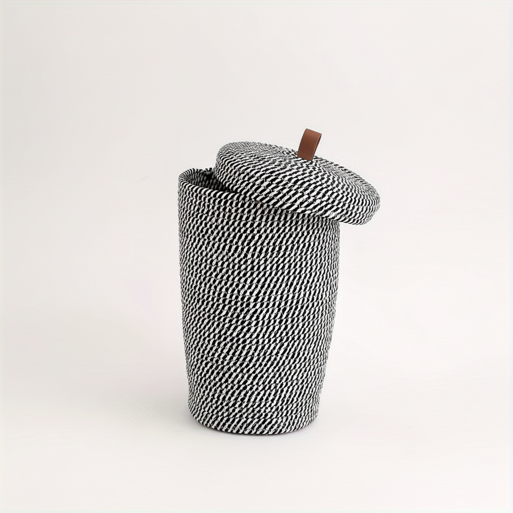 Natural Fiber Handcrafted Storage Basket