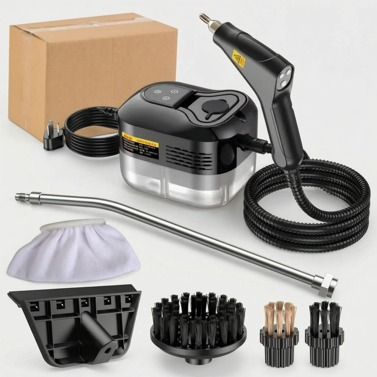Portable Steam Cleaning Device for Effortless Grime Removal