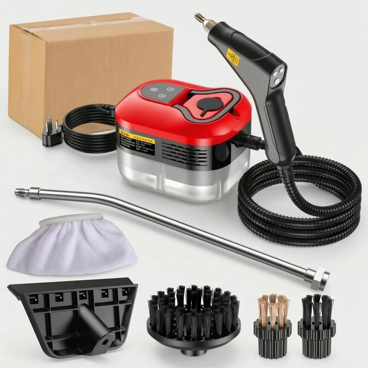 Portable Steam Cleaning Device for Effortless Grime Removal