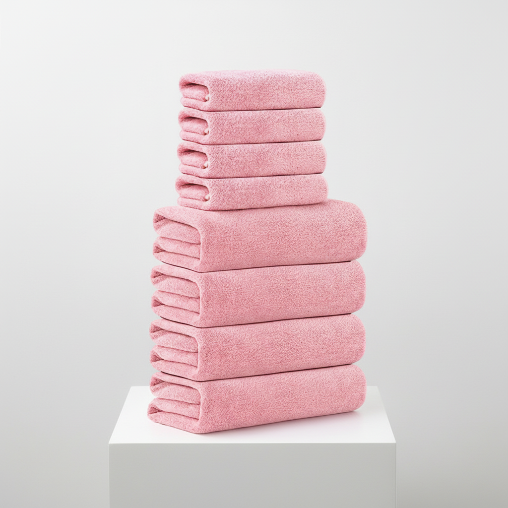 Blush Towel Collection - Set of 8 Pieces