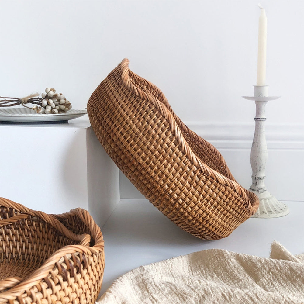 Eco-Conscious Woven Baskets - Functional Home Organizers