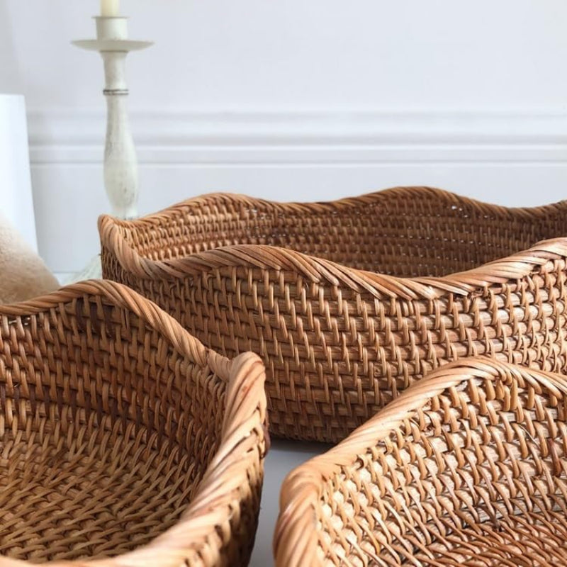Eco-Conscious Woven Baskets - Functional Home Organizers