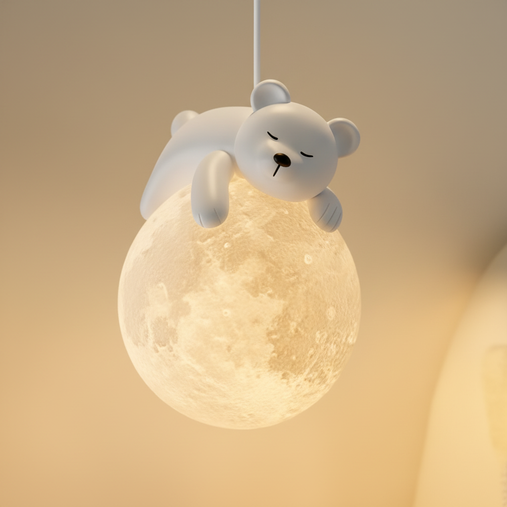 Resin Pendant Light for Kids' Room – Hanging Dream Decor