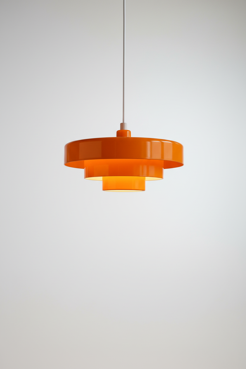 Retro Style Pendant Light - Vintage Inspired Hanging Fixture